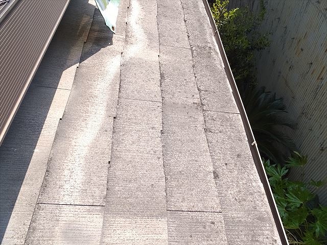 点検を行ったスレート屋根